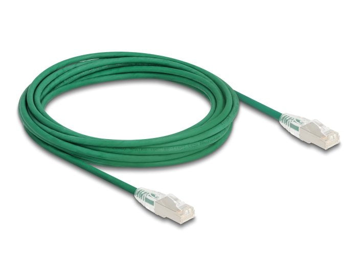 Delock Rj45 Cable De Red Cat.6a Macho A Stecke U/Ftp Slim 5 M Verde