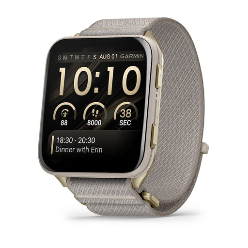 EAN 753759368777 - Garmin Venu X1 5,08 cm (2") AMOLED Digital 448 x 486 Pixeles Pantalla táctil Oro, Titanio Wifi GPS (satéli imagen 1