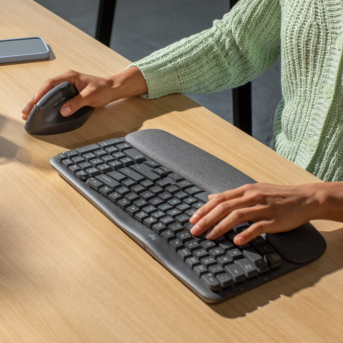 Logitech Wave Keys And Lift Combo - Conjunto De Teclado Y Ratón