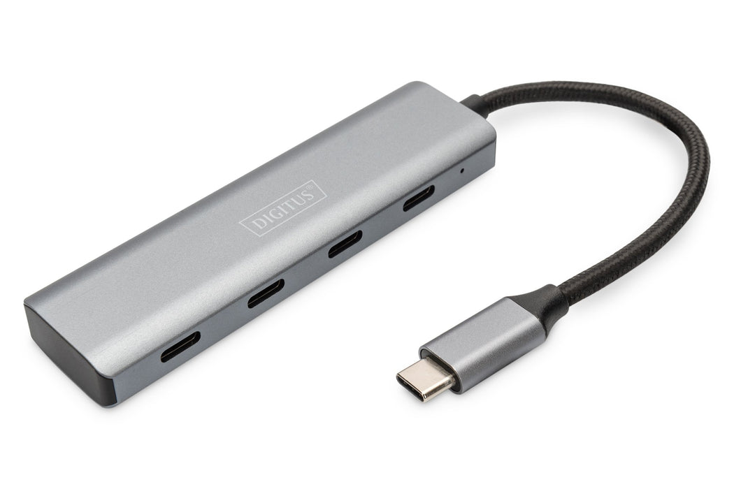 EAN 4016032485773 - Digitus DA-70246 hub de interfaz USB 3.2 Gen 1 (3.1 Gen 1) Type-C 5000 Mbit/s Gris imagen 1