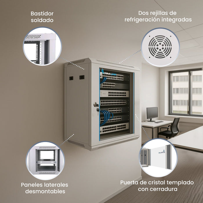 EAN 5902560368543 - Extralink EX.8543 armario rack Bastidor de pared imagen 11