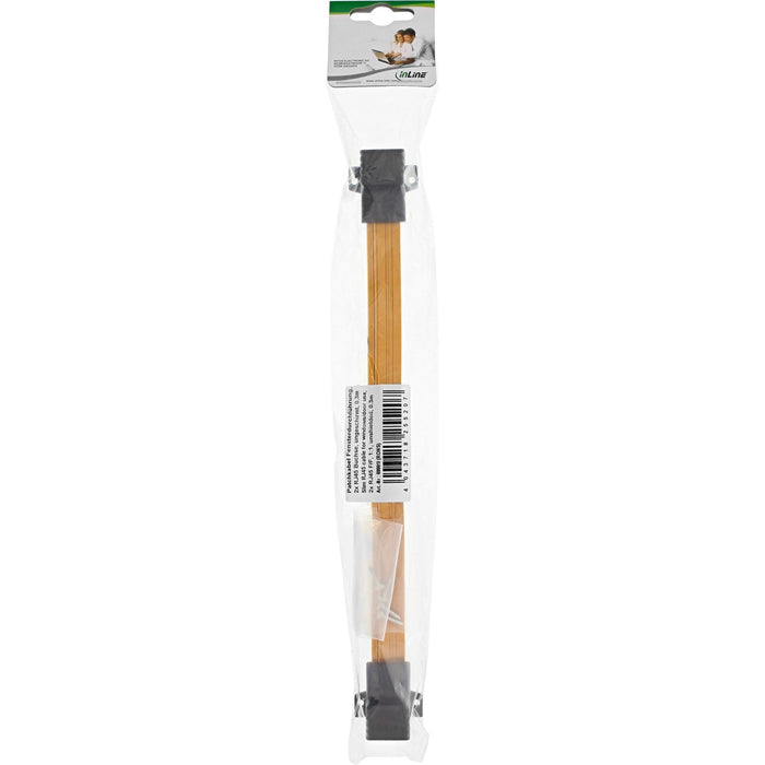 Cable Inline Slim Rj45 Para Ventanas/Puertas, 2x Rj45 H/F, 1:1, Sin Blindaje, 0,3 M
