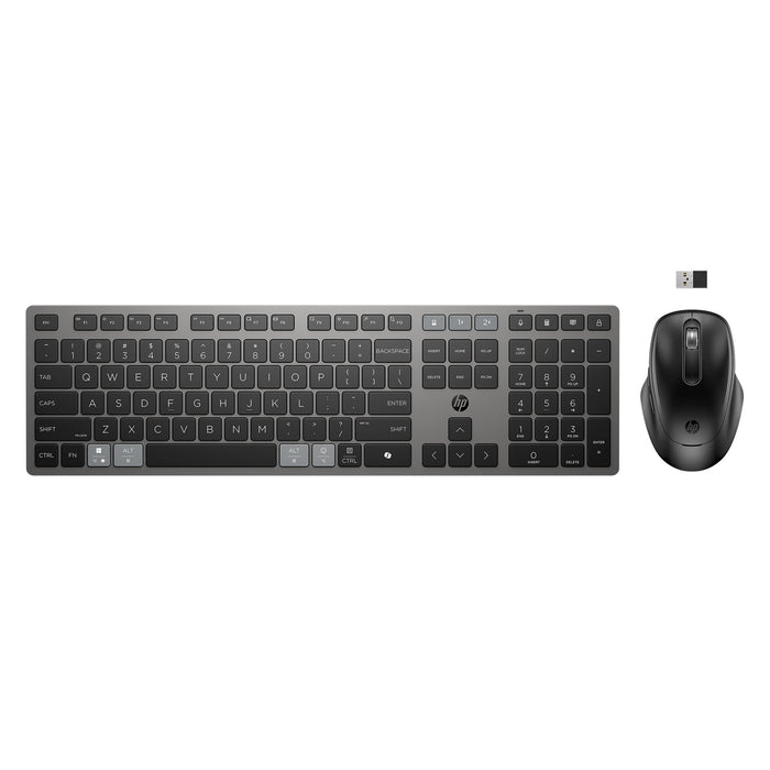 EAN 198122955480 - HP 725 Multi-Device Rechargeable Wireless Keyboard and Mouse Combo teclado Ratón incluido Oficina RF Wirel imagen 1