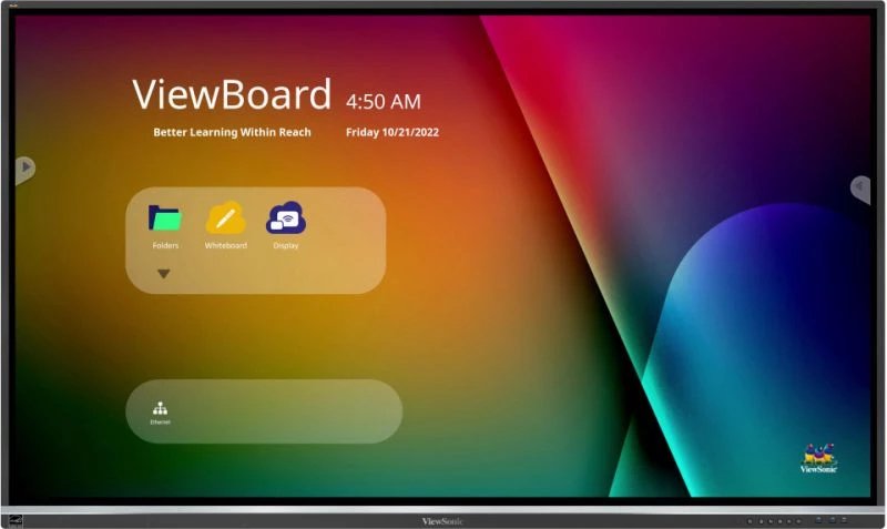 EAN 766907022223 - Viewsonic IFP7550-5F pizarra blanca interactiva 190,5 cm (75") 3840 x 2160 Pixeles Pantalla táctil Negro H imagen 11