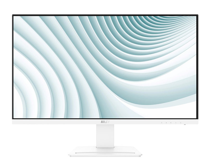 Monitor  Msi Pro Mp273awde  (27 Pulgadas), Blanco, Fullhd, Ips, Eye-Q Check, Panel 100hz 9s6-3pb4ch-094
