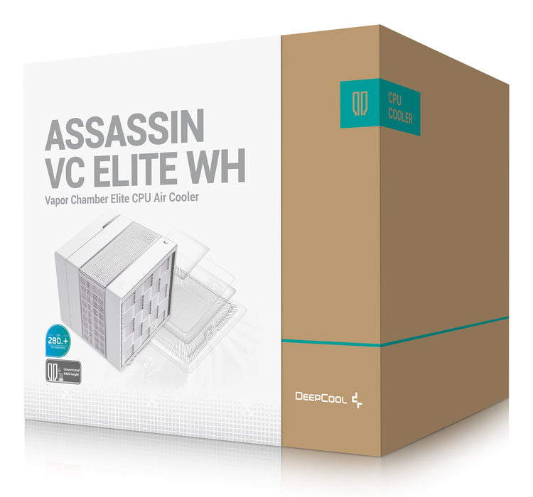 EAN 6933412729433 - DeepCool Assassin VC Elite WH Procesador Refrigerador de aire 120/140 mm Blanco 1 pieza(s) imagen 10