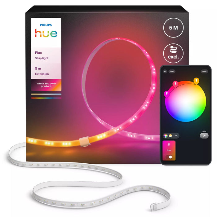 Extensión De Tira De Luz Philips Hue Flux De 5 Metros