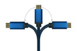EAN 4014619554614 - Alcasa 4812-CSF015B adaptador de cable de vídeo 1,5 m USB Tipo C DisplayPort Azul imagen 4