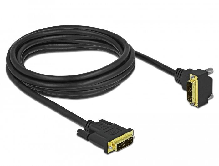 Delock Dvi Cable 18+1 Macho A 18+1 Macho Angular 3 M