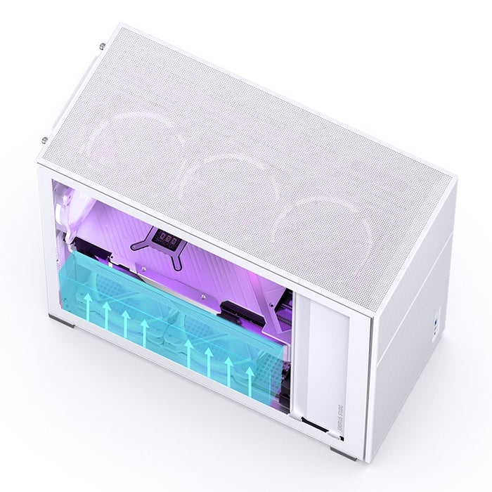 Jonsbo D41 Mesh Atx Gehäuse, Temperojo Glass - Blanco