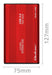 EAN 5901878518602 - Qoltec 51860 caja para disco duro externo Carcasa de disco duro/SSD Rojo 2.5" imagen 7