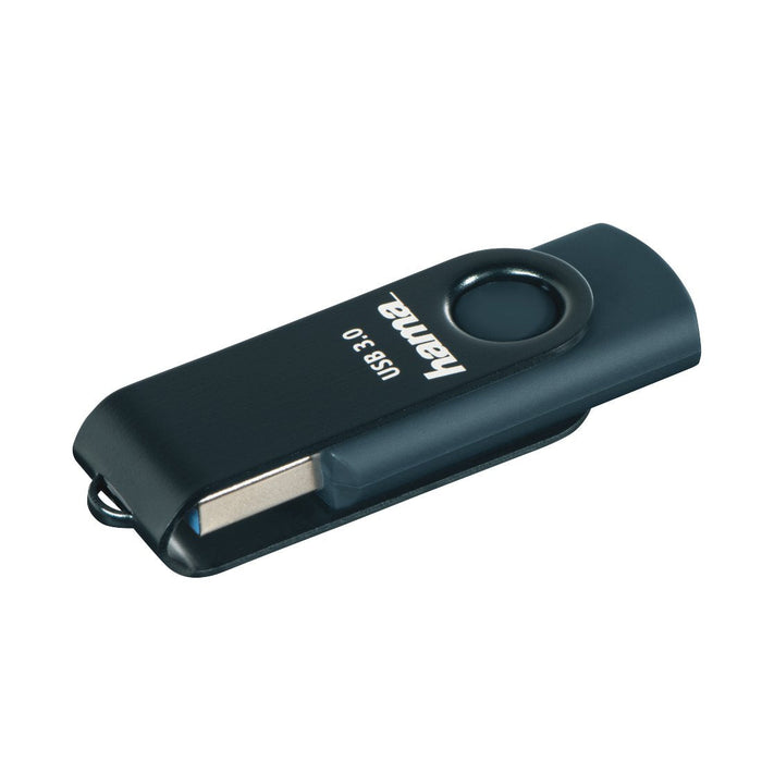 Hama Rotate Memoria Pendrive Usb 3.0 - 256gb De Capacidad - 90mb/S De Transferencia - Tapa Giratoria - Cuerpo Metalico