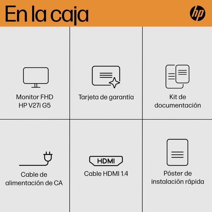 EAN 5715063324561 - HP V27i G5 FHD Monitor pantalla para PC 68,6 cm (27") 1920 x 1080 Pixeles Full HD LCD Negro imagen 5