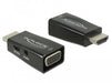 EAN 4043619659012 - DeLOCK 65901 cambiador de género para cable HDMI A VGA & 3.5 mm Audio Negro imagen 1
