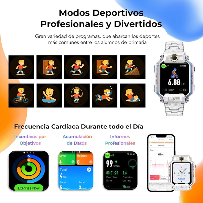 Imoo Watch Phone X10 Weiss Kinder Smart-Watch