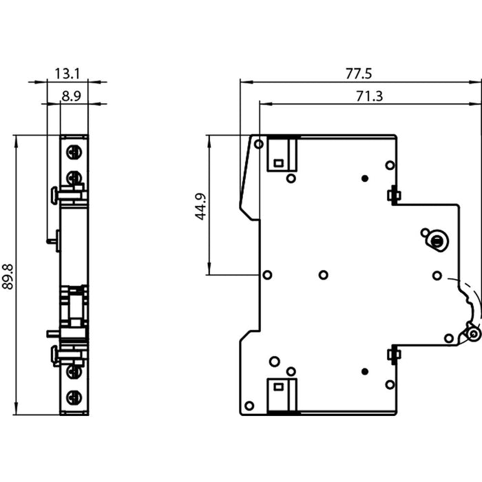 Siemens 5st3011 Hilfsstromschalter 2s Fr Leitungsschutzschalter