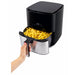 EAN 4006160045895 - Clatronic FR 3782 H Sencillo 5 L Independiente 1450 W Freidora de aire caliente Negro, Acero inoxidable imagen 2