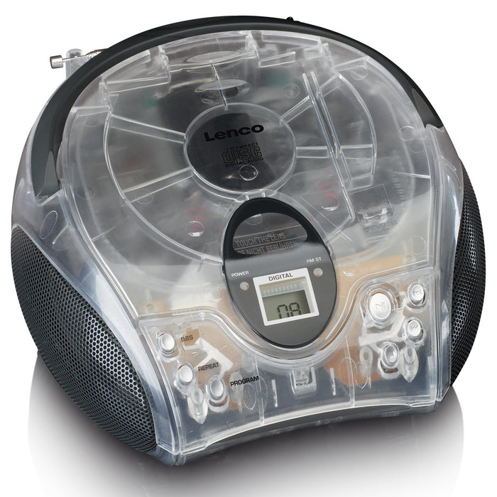 EAN 8711902066255 - Lenco SCD-24TR radio Portátil Digital Transparente imagen 8