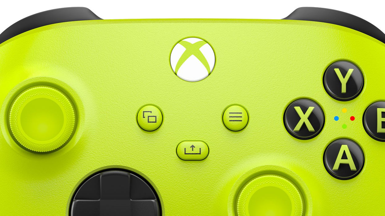 Microsoft Xbox Series X/S Wireless Controller (Qas/Qat/Qau/Qua) Gamepad, Electric Volt Eu