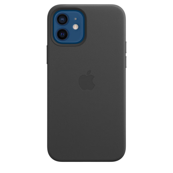 Apple Funda Iphone 12  12 Pro Leather Case Con Magsafe - Black