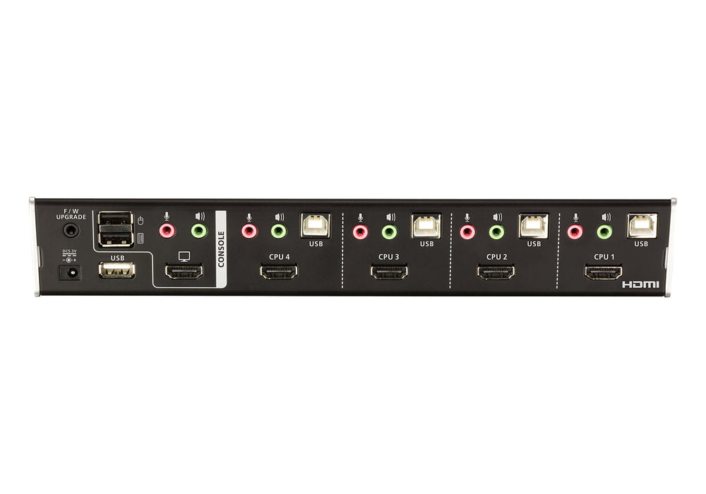 Switch Kvmp, Aten, 4 Faz, Cs1794, Hdmi, Usb 2.0, Audio
