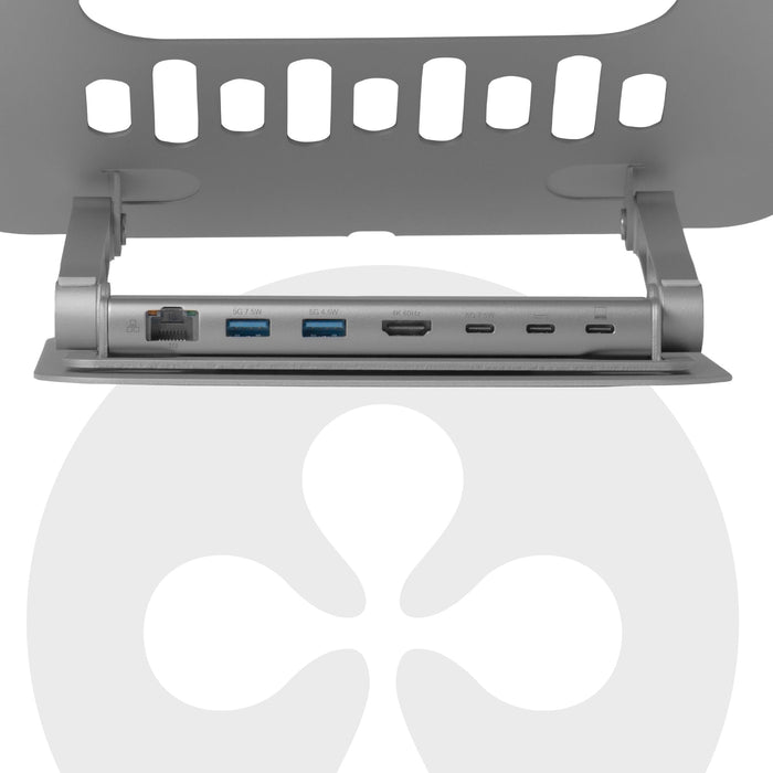 Club3d Laptopmänder Con Usb-C Hub 100w 360° 4k60hz