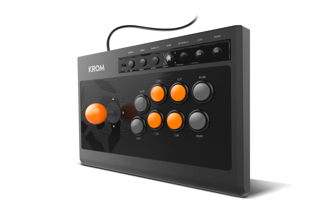 EAN 8436532169366 - Krom Kumite Negro USB Panel de mandos tipo máquina recreativa Analógico/Digital PlayStation 4, Playstatio imagen 4