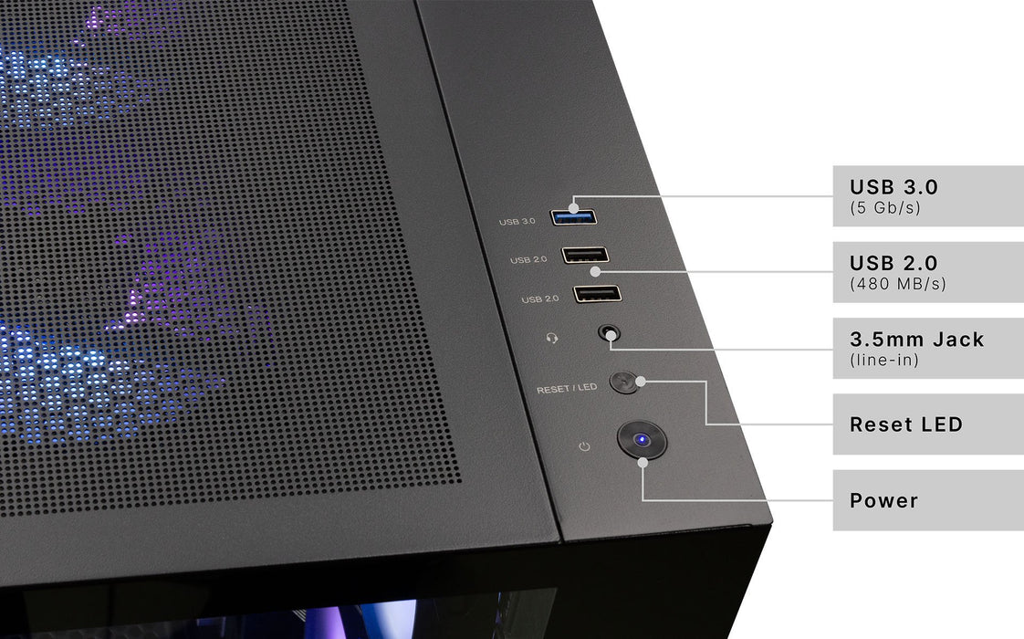 EAN 4046373926222 - CAPTIVA 92622 PCs/estación de trabajo AMD Ryzen™ 7 7800X3D 32 GB DDR5-SDRAM 1 TB SSD NVIDIA GeForce RTX 5 imagen 3