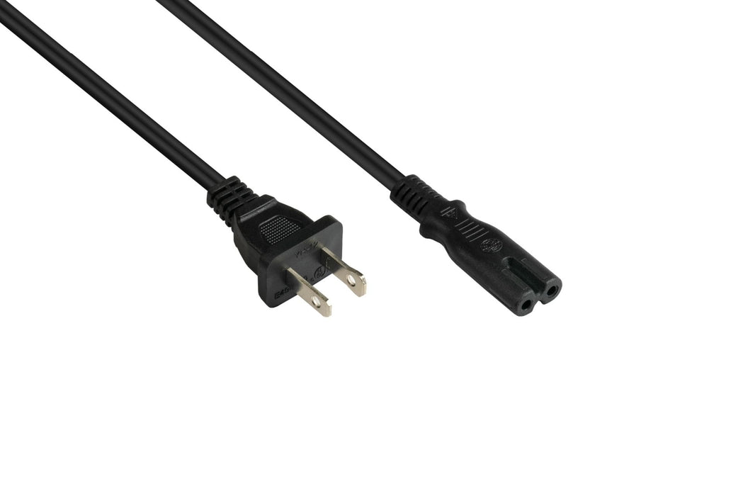 Kabelmeister Netkabel Usa Tipo A An C7 Ul Negro 5 M