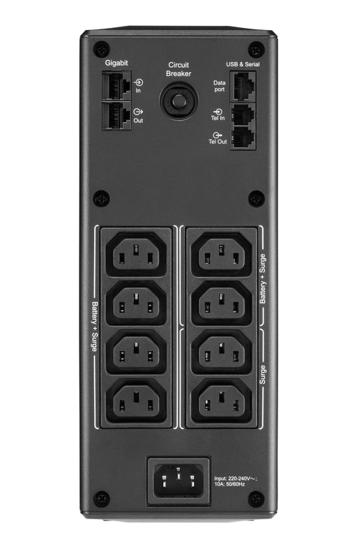 EAN 0731304346913 - APC BR1600MI sistema de alimentación ininterrumpida (UPS) Línea interactiva 1,6 kVA 960 W 8 salidas AC imagen 2