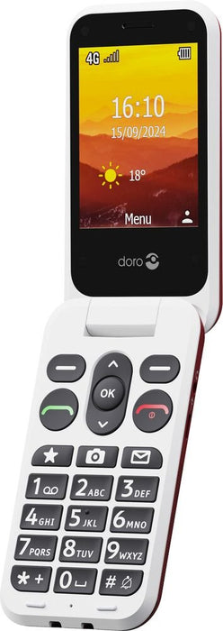 EAN 7322460087609 - Doro Leva L30 7,11 cm (2.8") 142,7 g Rojo, Blanco Característica del teléfono imagen 6