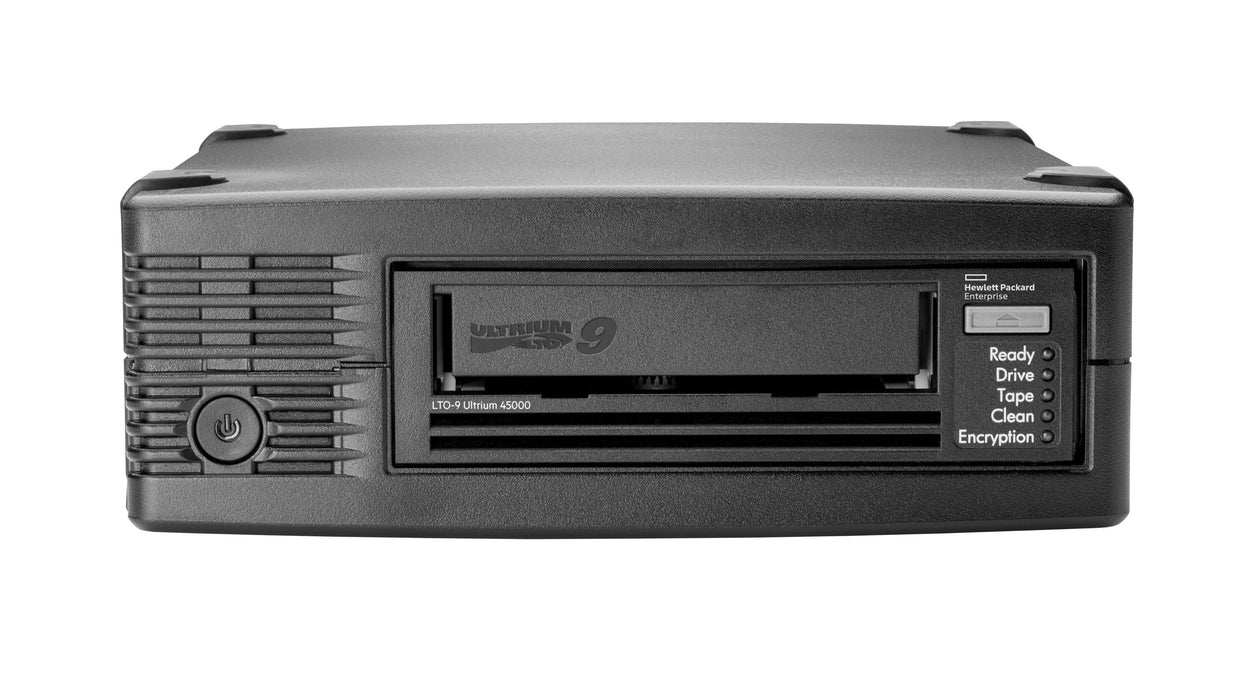 Hpe Storage Lto-9 Ultrium External Tape Drive 5x Lto-9 45tb Data Cartridges