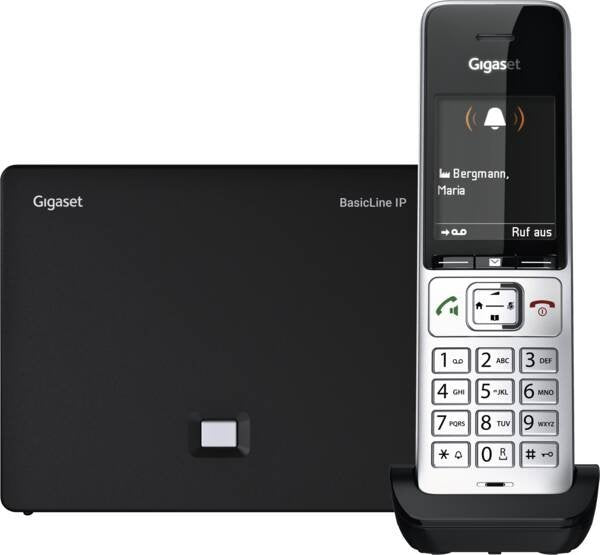 Gigaset Basicline Ip+Comfort 500hx Plata-Schwarz