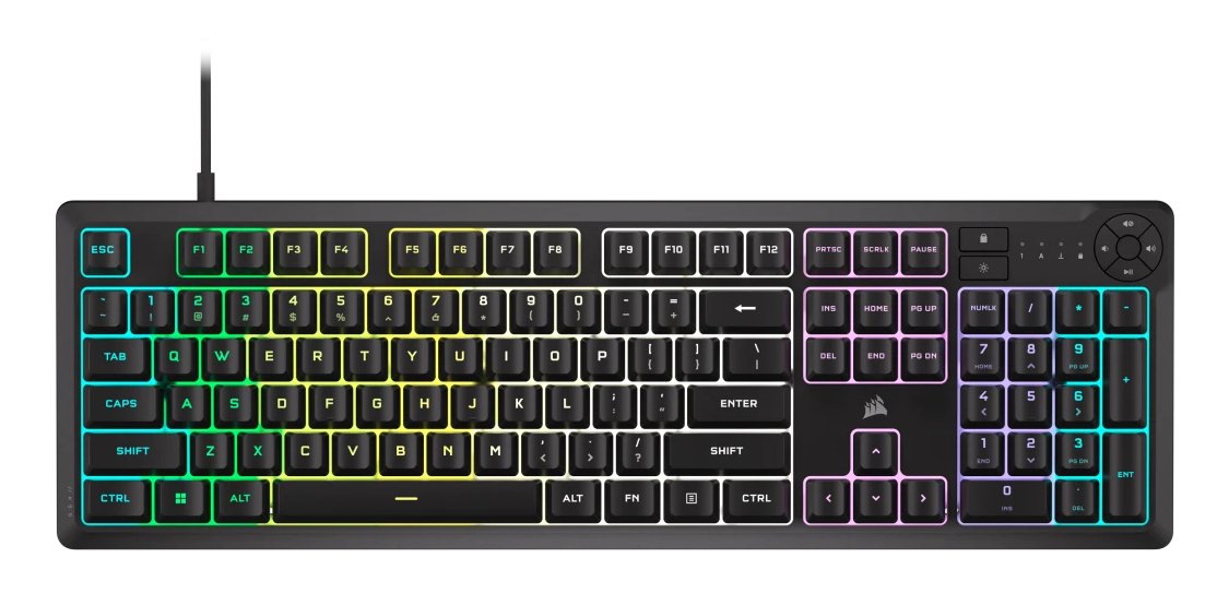 Corsair K55 Core Rgb Teclado Juego Usb Qwerty Inglés De Ee. Uu. Negro