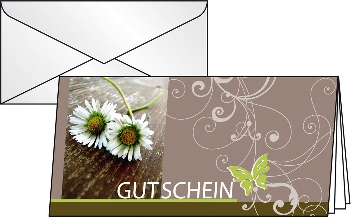 Sigel Design Folding Cards Dc402 Favourite - Brillante - Dl (210 X 99 Mm)