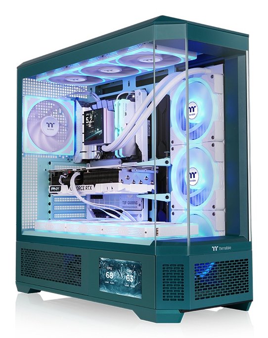 EAN 4711658548832 - Thermaltake View 600 TG Full Tower Verde azulado imagen 1