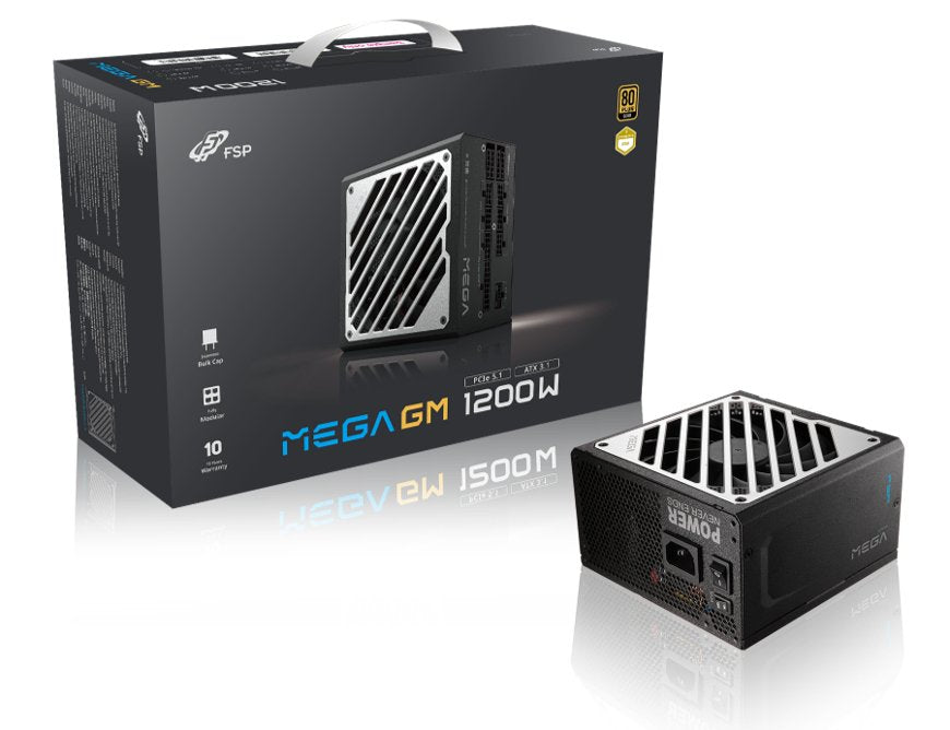 EAN 4711498481955 - FSP MEGA-1200GM unidad de fuente de alimentación 1200 W ATX Negro imagen 8