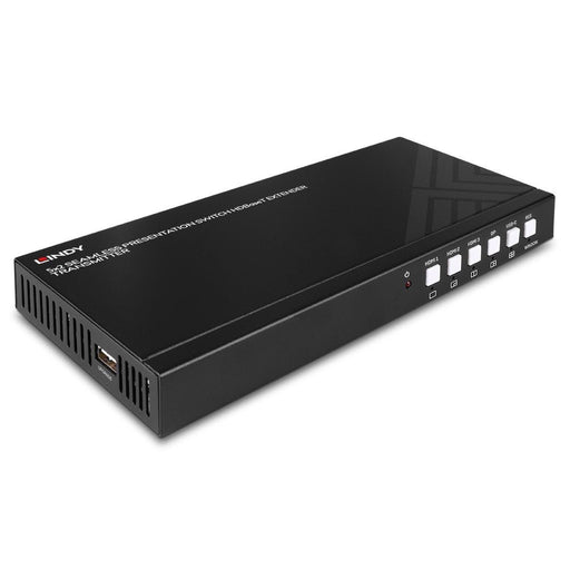 EAN 4002888383387 - Lindy 38338 extensor audio/video Transmisor de señales AV Negro imagen 1