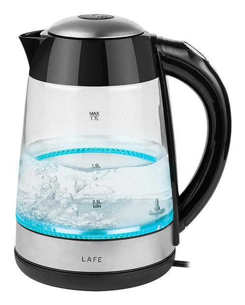 EAN 5907512866450 - Lafe LAFCZA46806 tetera eléctrica 1,7 L 2200 W Transparente, Negro imagen 1
