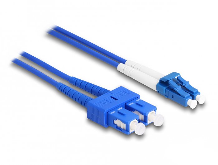 Delock Lwl Cable Mit Metallarmierung Lc Duplex Zu Sc Duplex Singlemode Os2 3 M