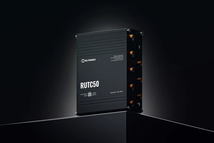 EAN 4779051841516 - Teltonika RUTC50 router inalámbrico Gigabit Ethernet Doble banda (2,4 GHz / 5 GHz) 5G Negro imagen 6