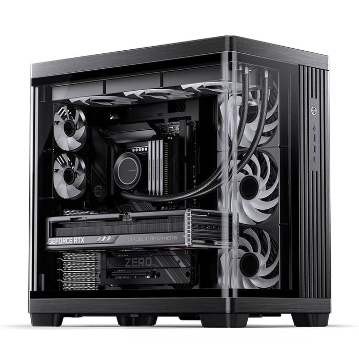 Jonsbo Tk-4 Gehäuse, Midi-Tower, Atx, Tempered Glass - Schwarz
