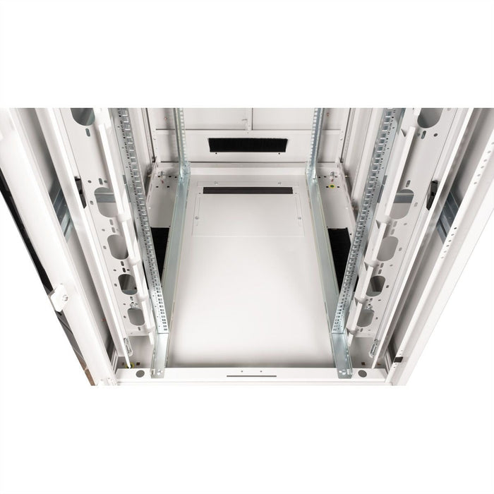 Roline 19-Zoll Netzwerkschrank Pro 26 He, 800x1000 Bxt Glastr Grau