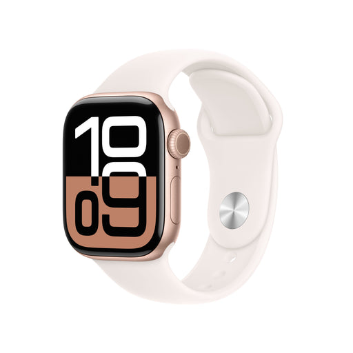 EAN 0195949566134 - Apple Watch Series 10 OLED 42 mm Digital 374 x 446 Pixeles Pantalla táctil 4G Oro rosa Wifi GPS (satélite imagen 1