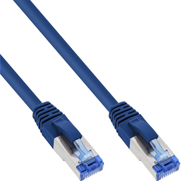 Cable De Red Inline S/Ftp Pimf Cat.6a Libre De Halógenos 500mhz Azul 1.5m