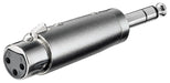 EAN 4040849275142 - Goobay 27514 cambiador de género para cable XLR 6.35 mm Acero inoxidable imagen 1