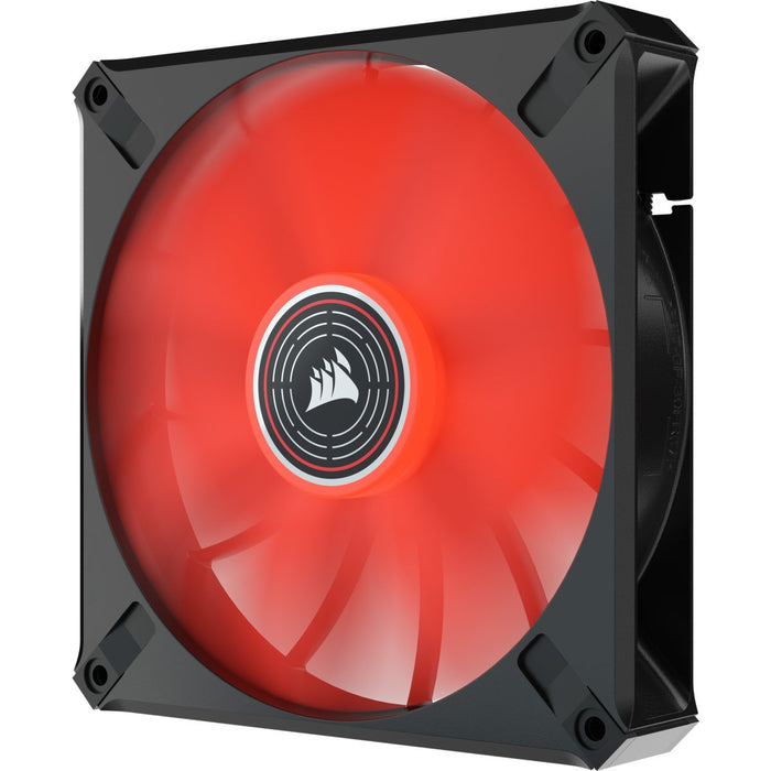 Ventilador Corsair 140*140*25 Ml140 Led Elite   Airguide Rojo Co-9050123-Ww