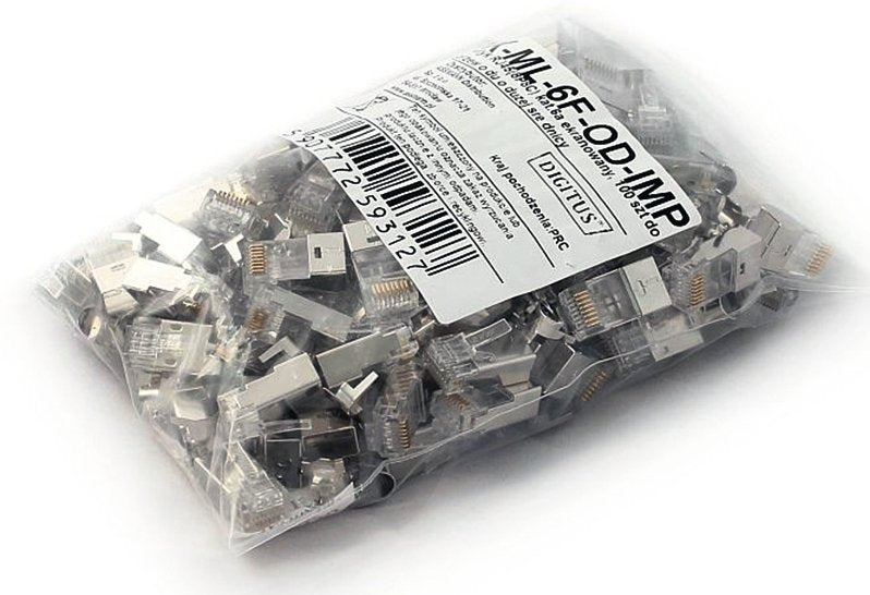Digitus X-Ml-6f-Od-Imp Conector Rj45 Gris