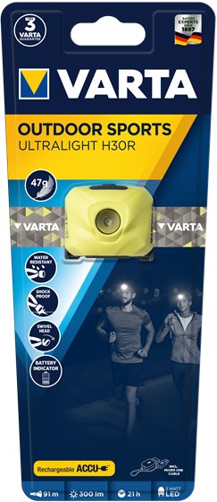 EAN 4008496996988 - Varta OUTDOOR SPORTS ULTRALIGHT H30R Cal Linterna con cinta para cabeza LED imagen 3