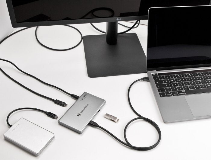 Delock Hub Thunderbolt 4 De 3 Puertos Con Puerto Superspeed Usb 10 Gbps Tipo-A - 8k
